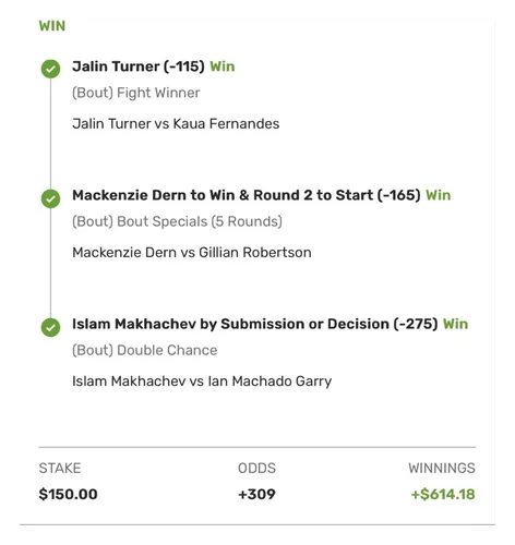 Settled winning bet slip 6 of 7