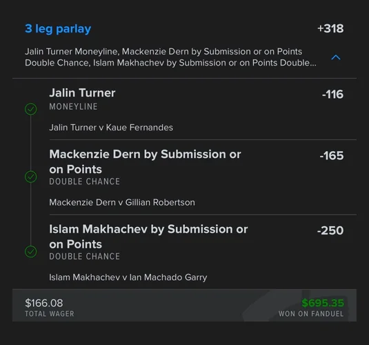 Settled winning bet slip 1 of 7